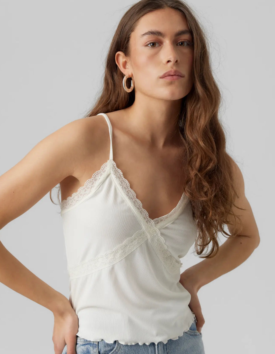VERO MODA  strop top med blonde