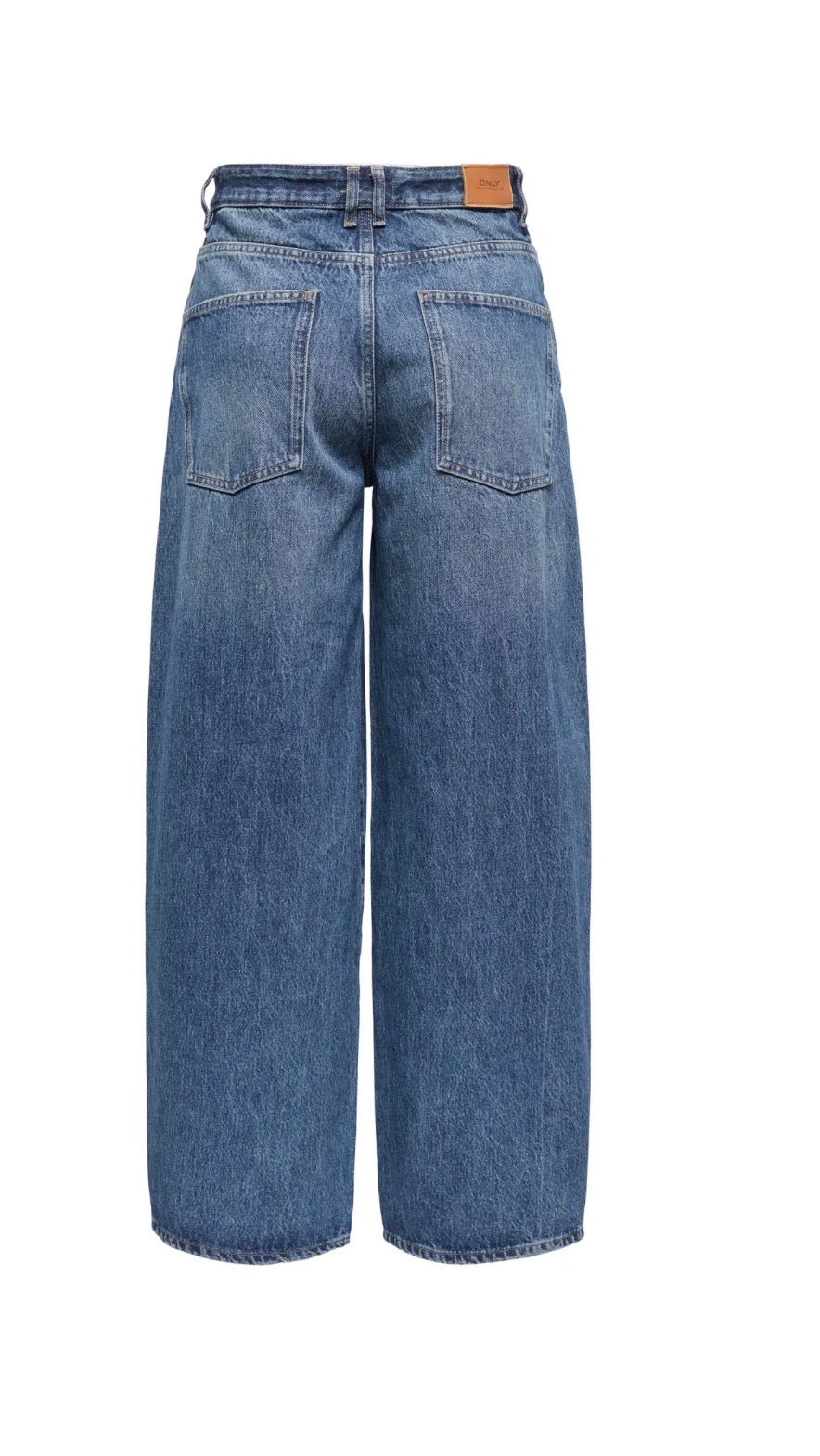 ONLY Taylor Barrel Jeans – Høj Talje & Mørk Blå Denim | Damejeans