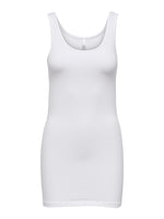ONLLIVE LOVE LIFE S/L LONG TANK TOP NOOS style nr. 15060061 hvid (5823768461462)